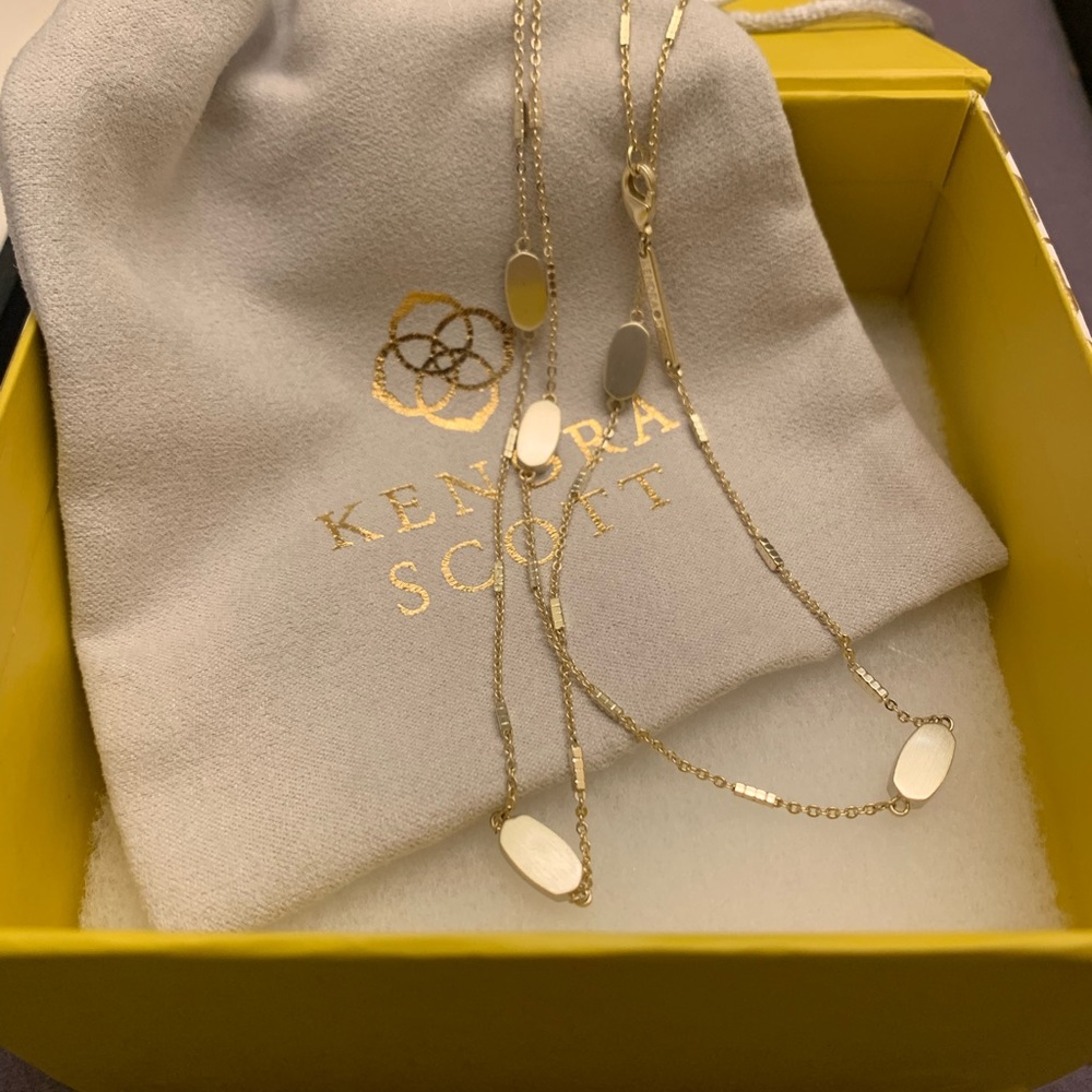 Kendra Scott Gold Franklin necklace